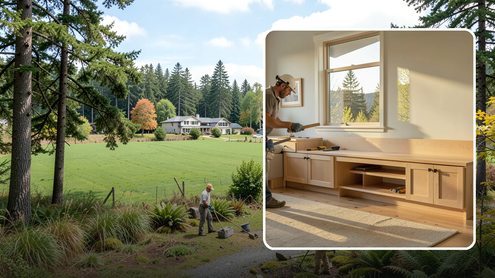 Bench Seat Construction in Lyman, Skagit County, WA - Sturdy built-in bench seating that adds comfortable, space-smart seating with storage where you need it.