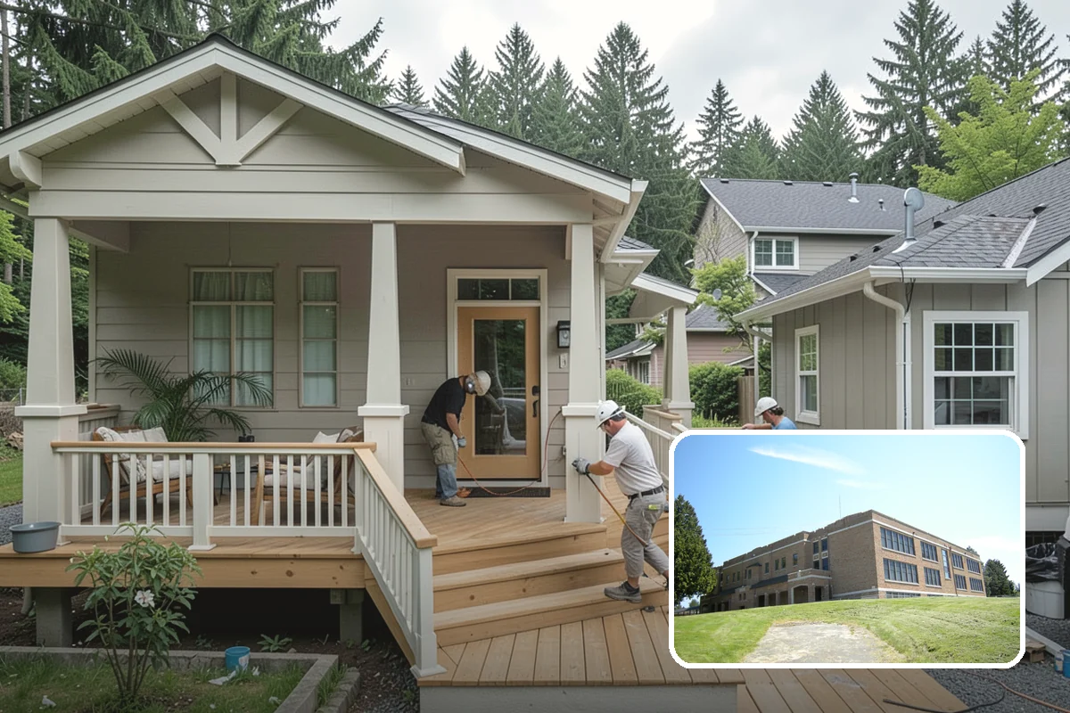 Bench Seat Construction in Maple Valley, King County, WA - Space-efficient seating for busy areas