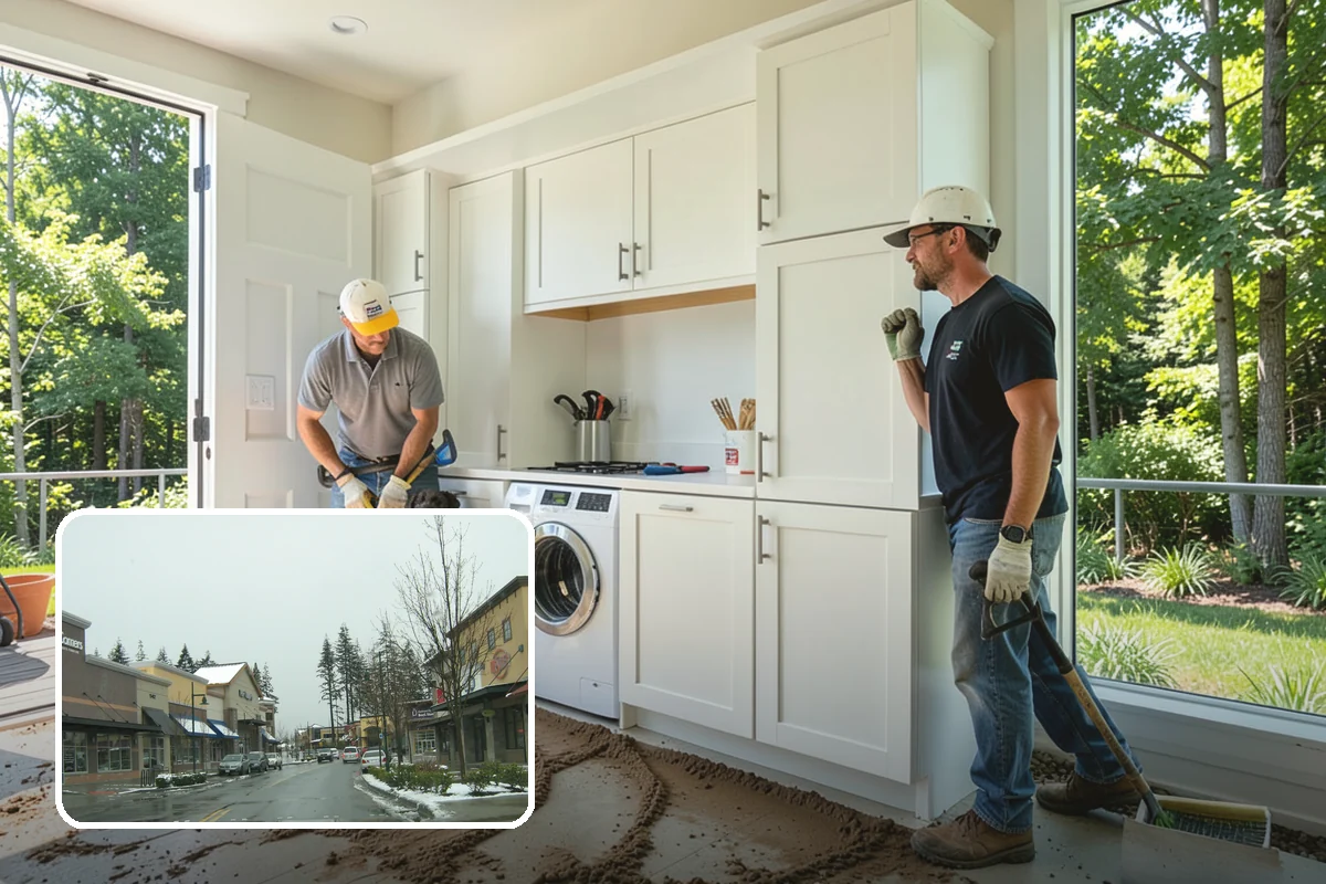 Bench Seat Construction in Mill Creek, Snohomish County, WA - Space-efficient seating for busy areas