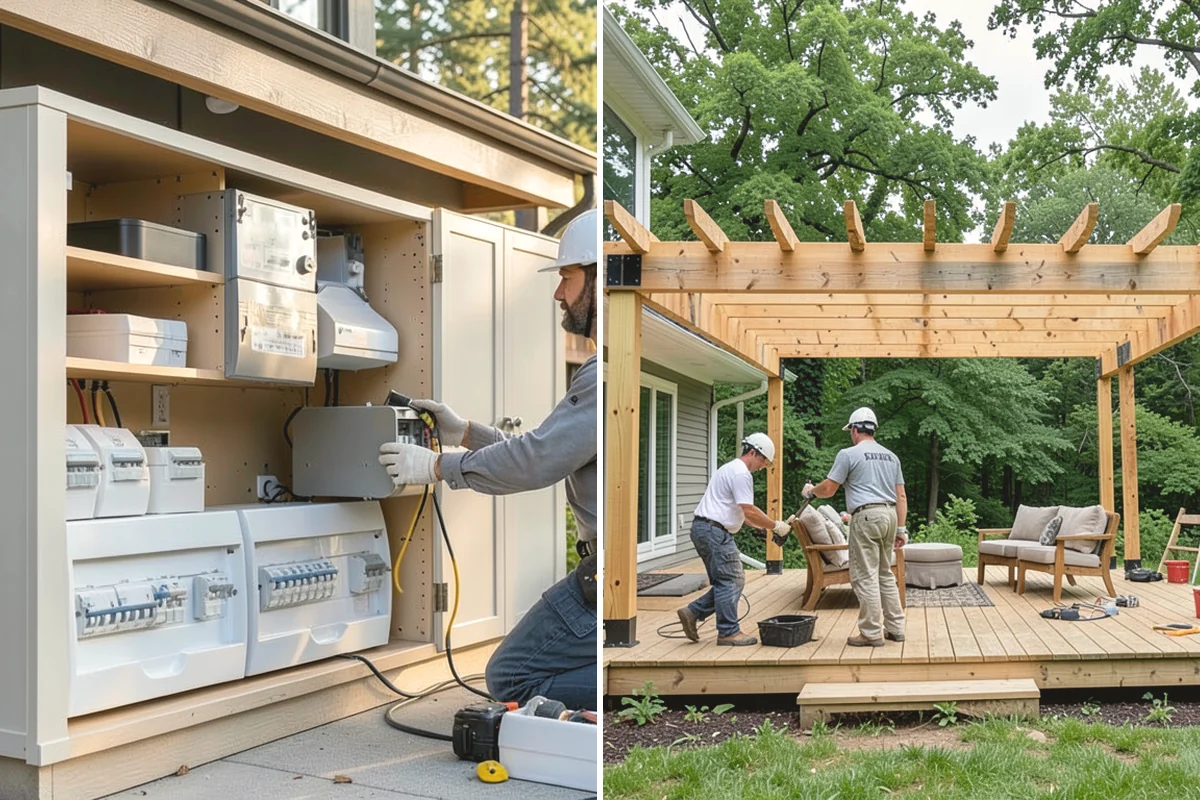 Bench Seat Construction in Mill Creek, Snohomish County, WA - Plan the bench length, depth, and storage style