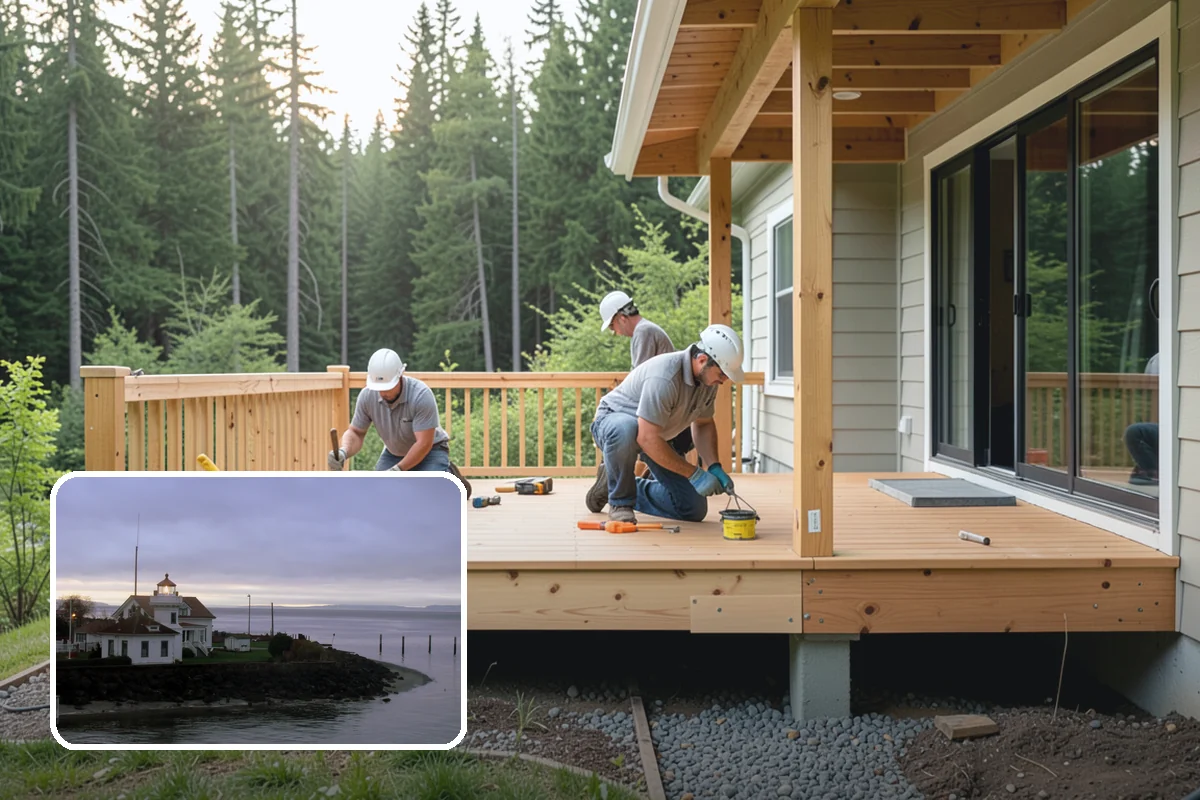 Bench Seat Construction in Mukilteo, Snohomish County, WA - Space-efficient seating for busy areas