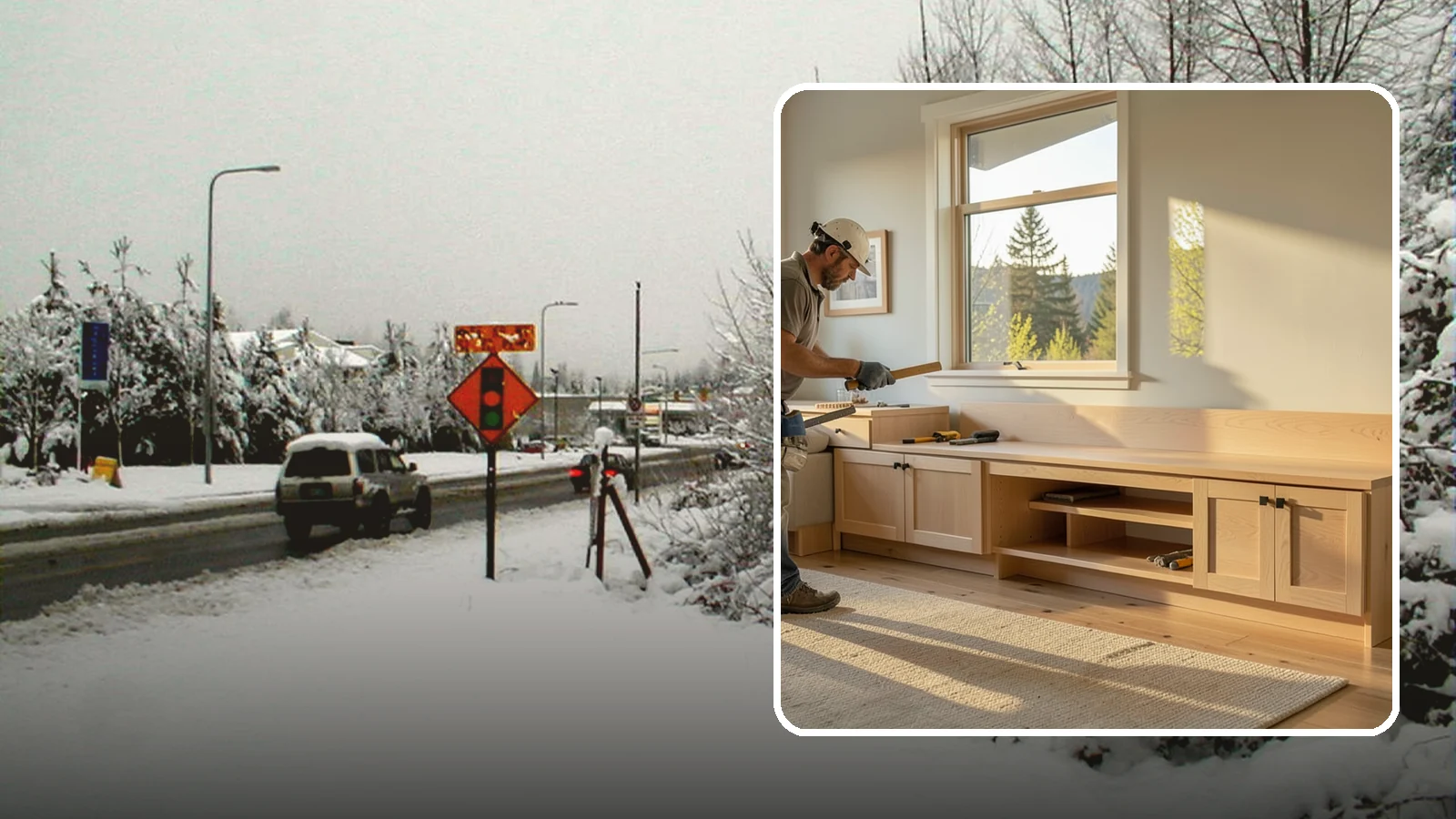 Bench Seat Construction in Newcastle, King County, WA - Sturdy built-in bench seating that adds comfortable, space-smart seating with storage where you need it.
