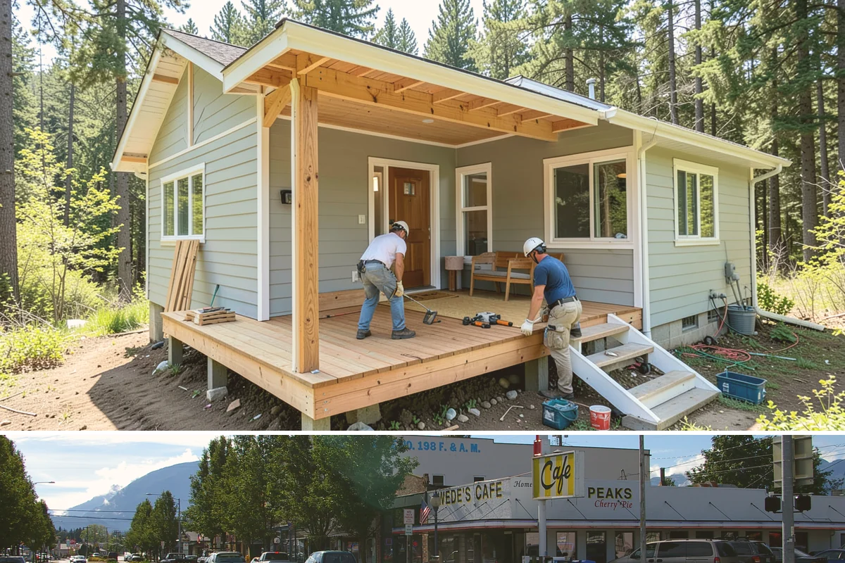 Bench Seat Construction in North Bend, King County, WA - Bench construction is interior work that fits any season.