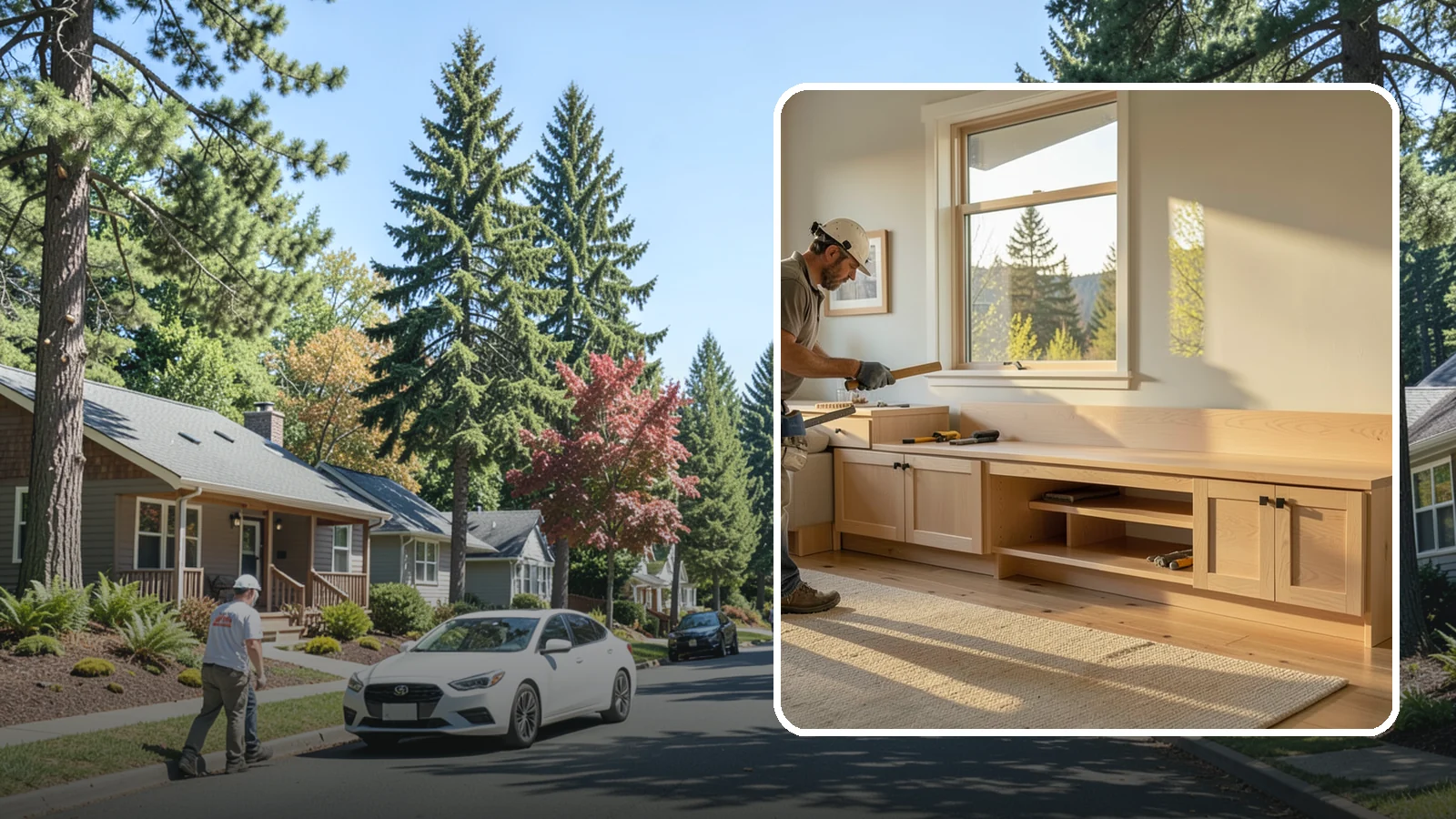 Bench Seat Construction in Orting, Pierce County, WA - Sturdy built-in bench seating that adds comfortable, space-smart seating with storage where you need it.