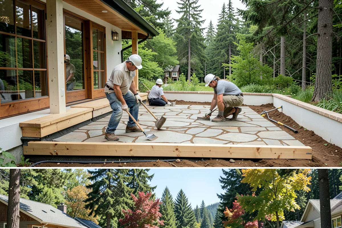 Bench Seat Construction in Orting, Pierce County, WA - Bench construction is interior work that fits any season.