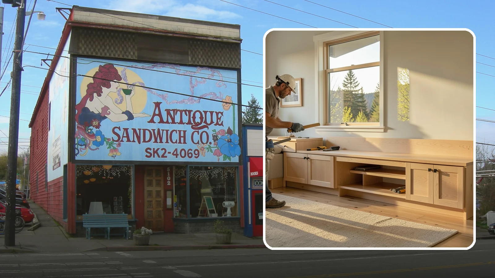 Bench Seat Construction in Ruston, Pierce County, WA - Sturdy built-in bench seating that adds comfortable, space-smart seating with storage where you need it.