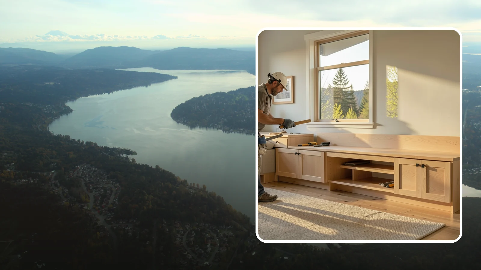 Bench Seat Construction in Sammamish, King County, WA - Sturdy built-in bench seating that adds comfortable, space-smart seating with storage where you need it.