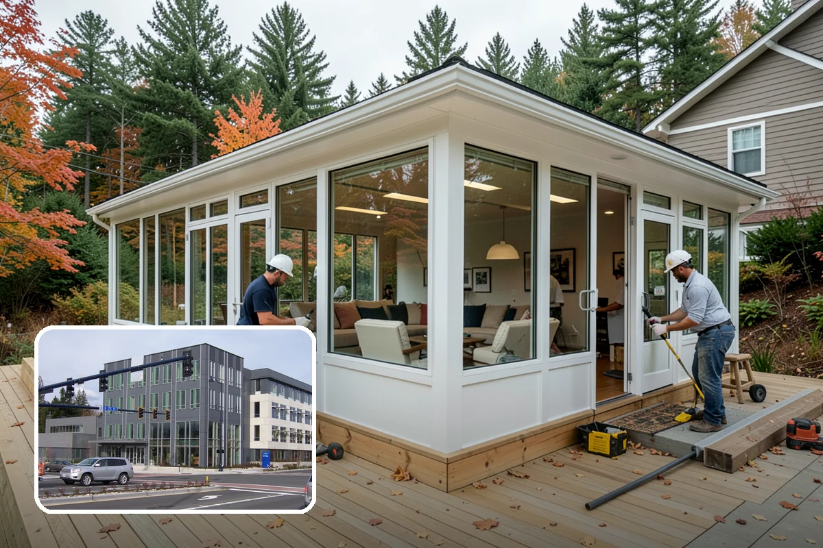 Bench Seat Construction in Shoreline, King County, WA - Space-efficient seating for busy areas