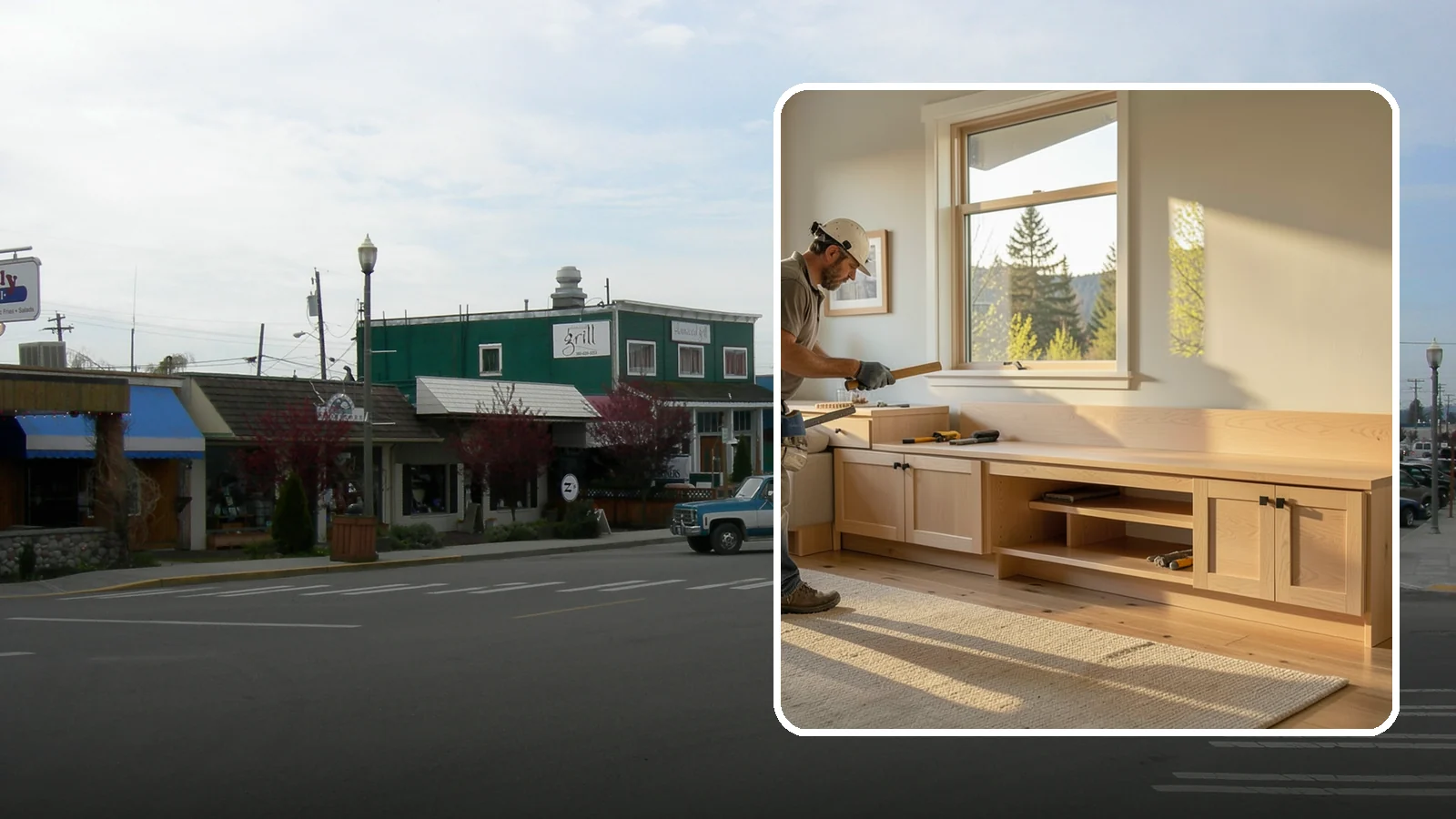 Bench Seat Construction in Stanwood, Snohomish County, WA - Sturdy built-in bench seating that adds comfortable, space-smart seating with storage where you need it.