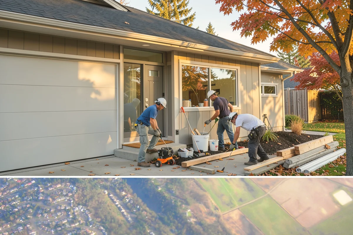 Beverage Station Installation in Algona, King County, WA - Adding utilities makes spring or an active remodel window the ideal time to build a beverage station.