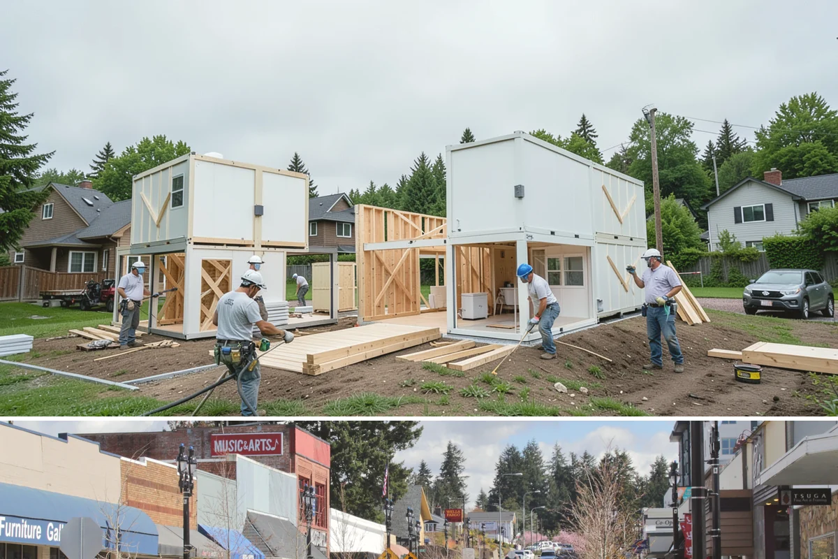 Beverage Station Installation in Bothell, King County, WA - Adding utilities makes spring or an active remodel window the ideal time to build a beverage station.