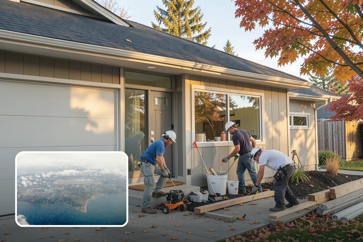 Beverage Station Installation in Burien, King County, WA - Dedicated space that keeps guests out of the work zone