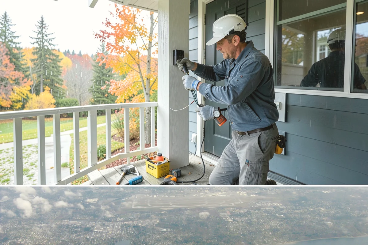 Beverage Station Installation in Burien, King County, WA - Adding utilities makes spring or an active remodel window the ideal time to build a beverage station.