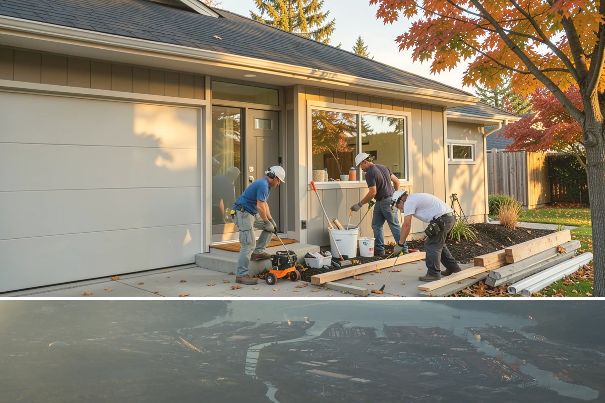 Beverage Station Installation in Fife, Pierce County, WA - Adding utilities makes spring or an active remodel window the ideal time to build a beverage station.