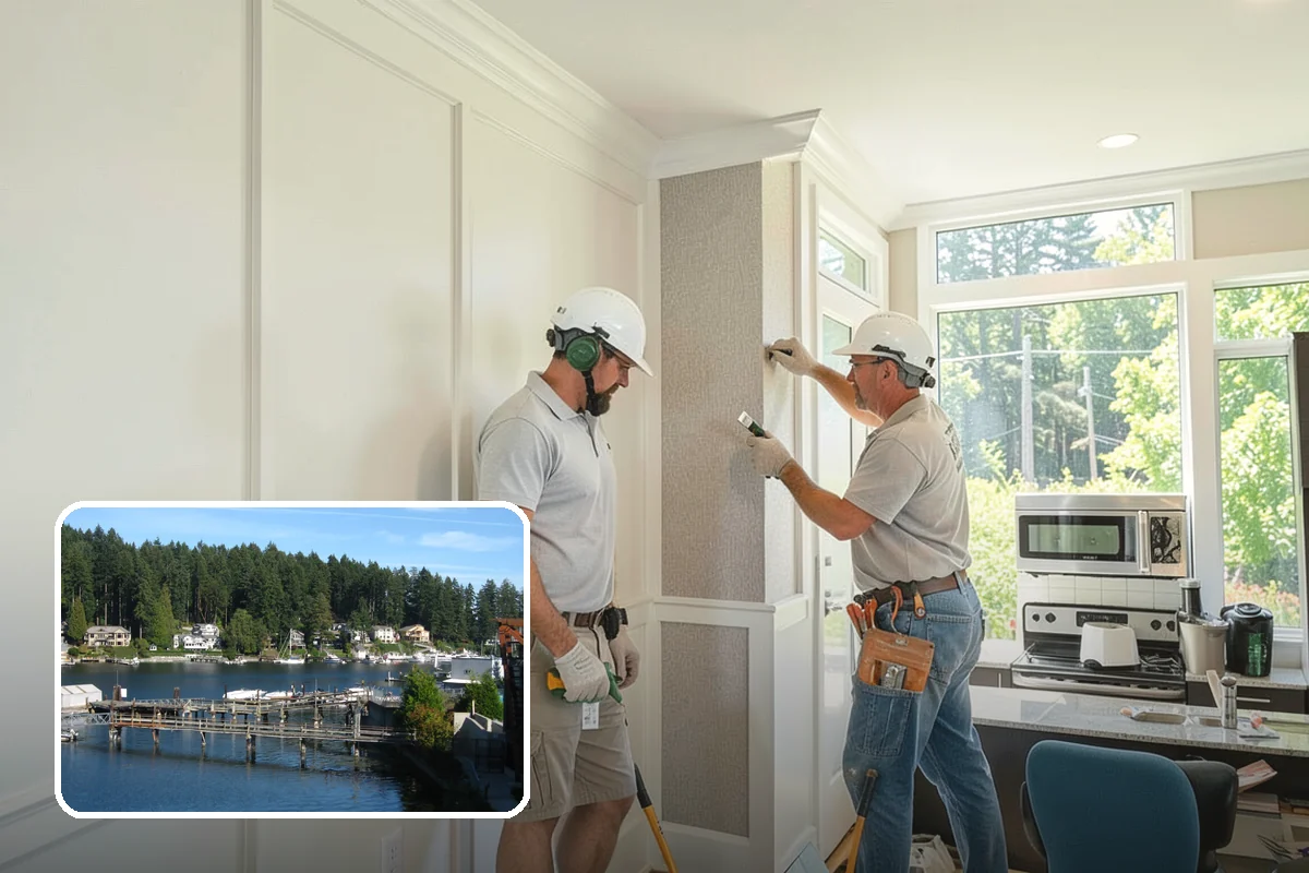 Beverage Station Installation in Gig Harbor, Pierce County, WA - Dedicated space that keeps guests out of the work zone