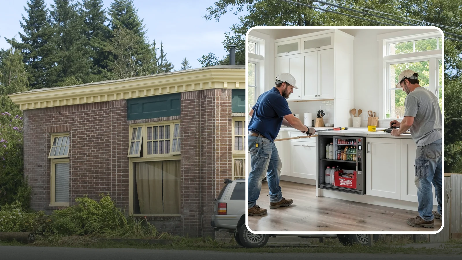 Beverage Station Installation in Hamilton, Skagit County, WA - Creating a dedicated beverage station with counter space, storage, and often a small sink or fridge for drinks.