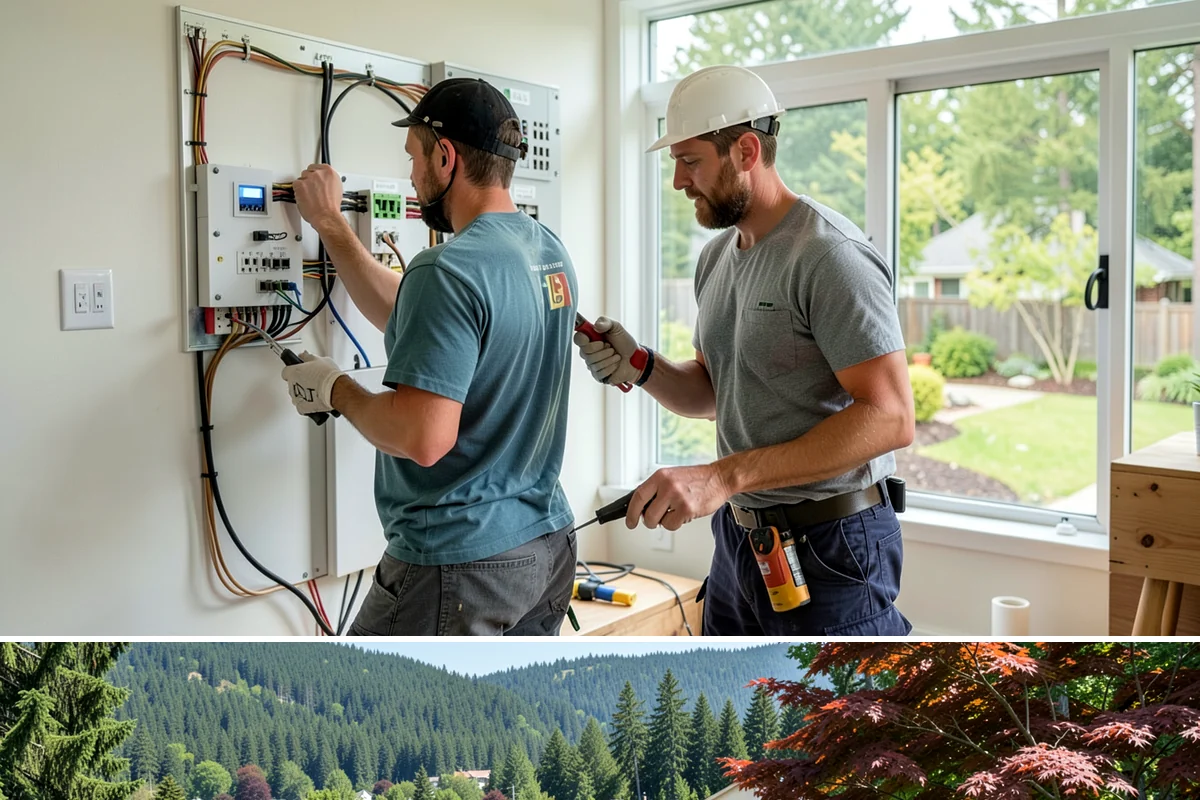 Beverage Station Installation in Index, Snohomish County, WA - Adding utilities makes spring or an active remodel window the ideal time to build a beverage station.