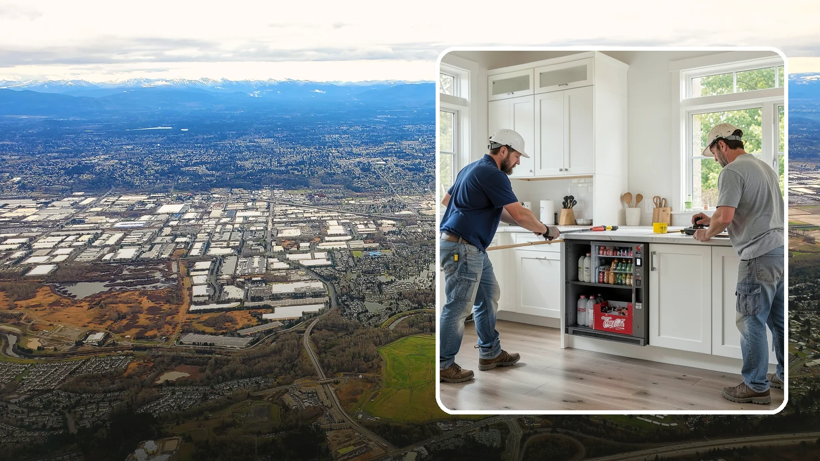 Beverage Station Installation in Kent, King County, WA - Creating a dedicated beverage station with counter space, storage, and often a small sink or fridge for drinks.