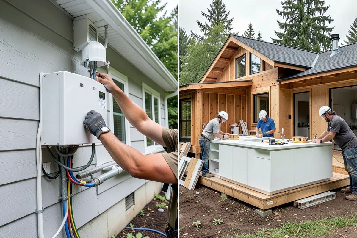 Beverage Station Installation in Lyman, Skagit County, WA - Choose a location and plan the features