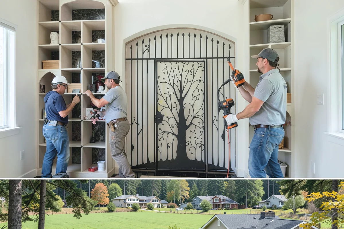 Beverage Station Installation in Lyman, Skagit County, WA - Adding utilities makes spring or an active remodel window the ideal time to build a beverage station.