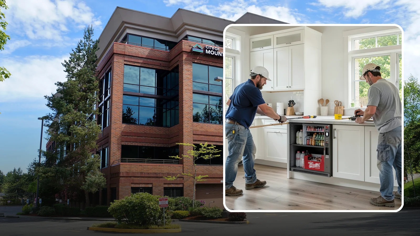 Beverage Station Installation in Mountlake Terrace, Snohomish County, WA - Creating a dedicated beverage station with counter space, storage, and often a small sink or fridge for drinks.