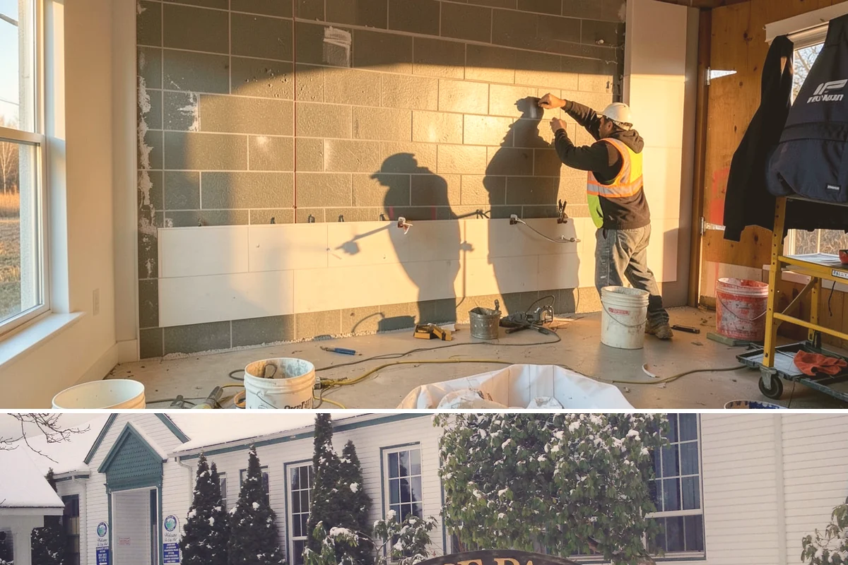 Beverage Station Installation in Pacific, King County, WA - Adding utilities makes spring or an active remodel window the ideal time to build a beverage station.