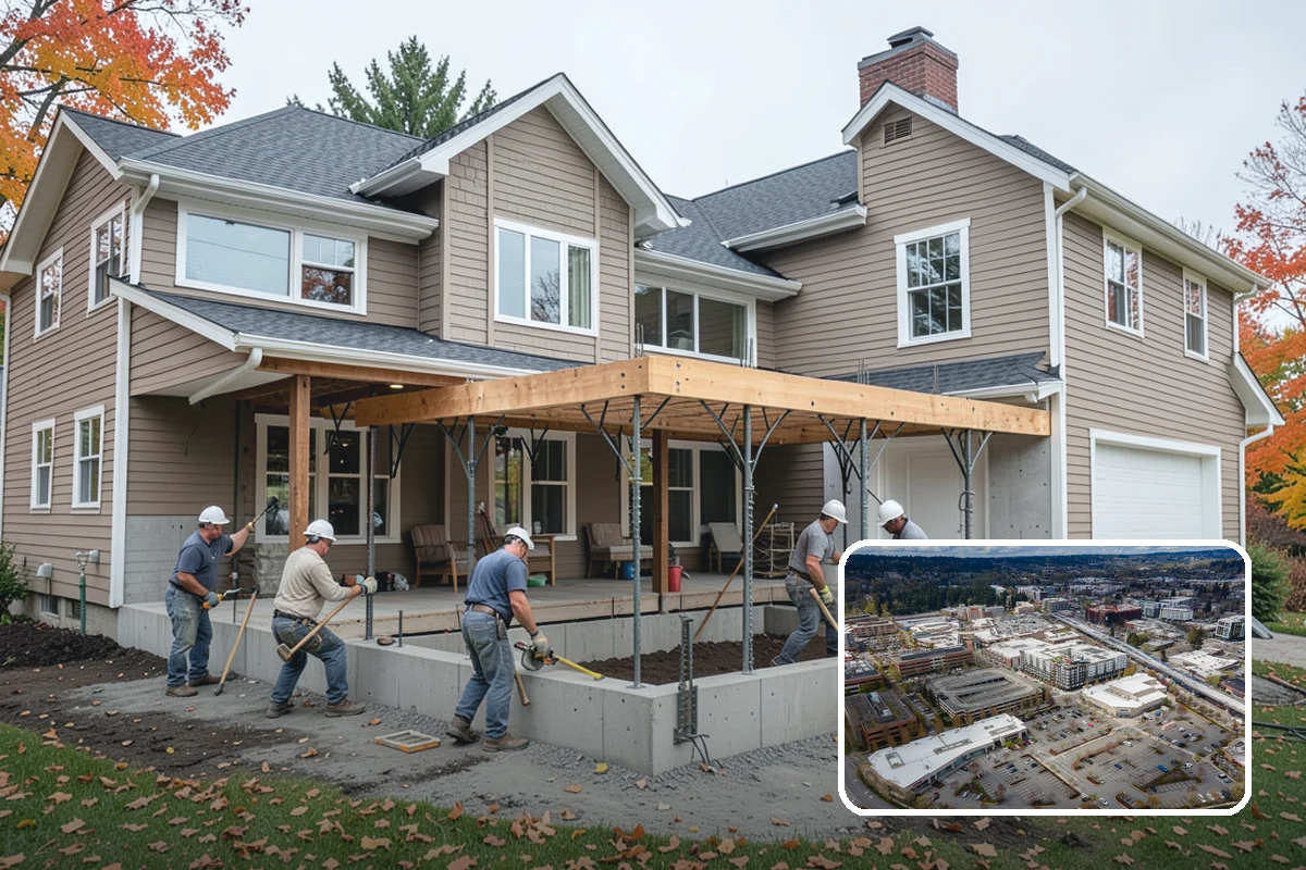 Beverage Station Installation in Redmond, King County, WA - Dedicated space that keeps guests out of the work zone
