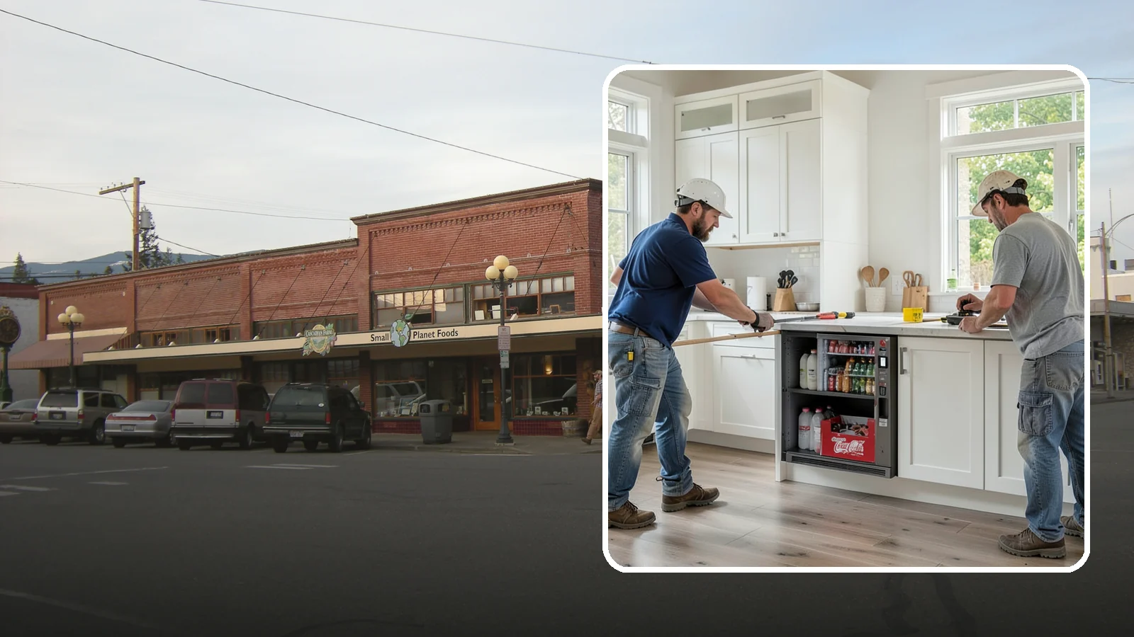 Beverage Station Installation in Sedro-Woolley, Skagit County, WA - Creating a dedicated beverage station with counter space, storage, and often a small sink or fridge for drinks.