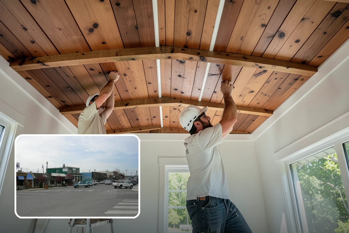 Beverage Station Installation in Stanwood, Snohomish County, WA - Dedicated space that keeps guests out of the work zone