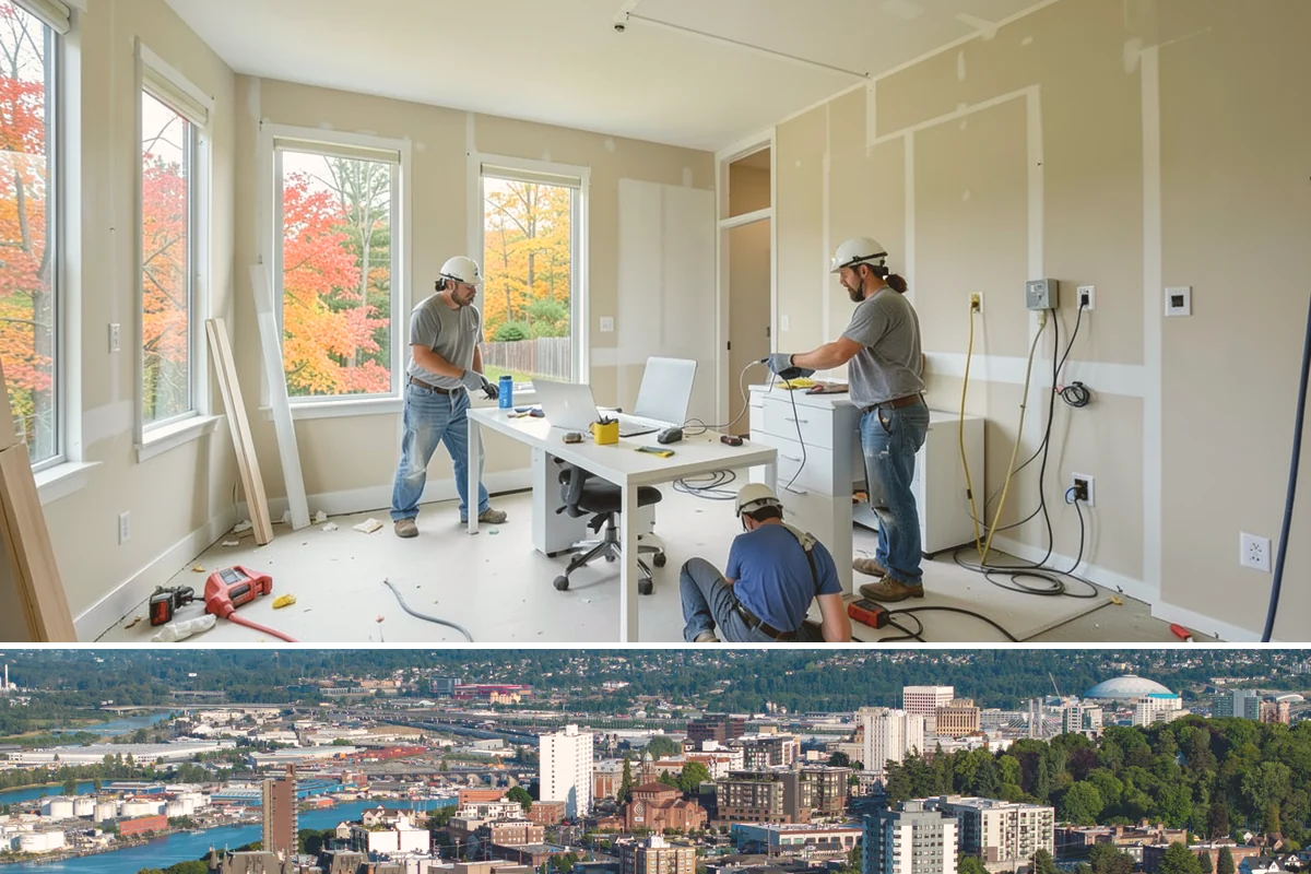 Beverage Station Installation in Tacoma, Pierce County, WA - Adding utilities makes spring or an active remodel window the ideal time to build a beverage station.