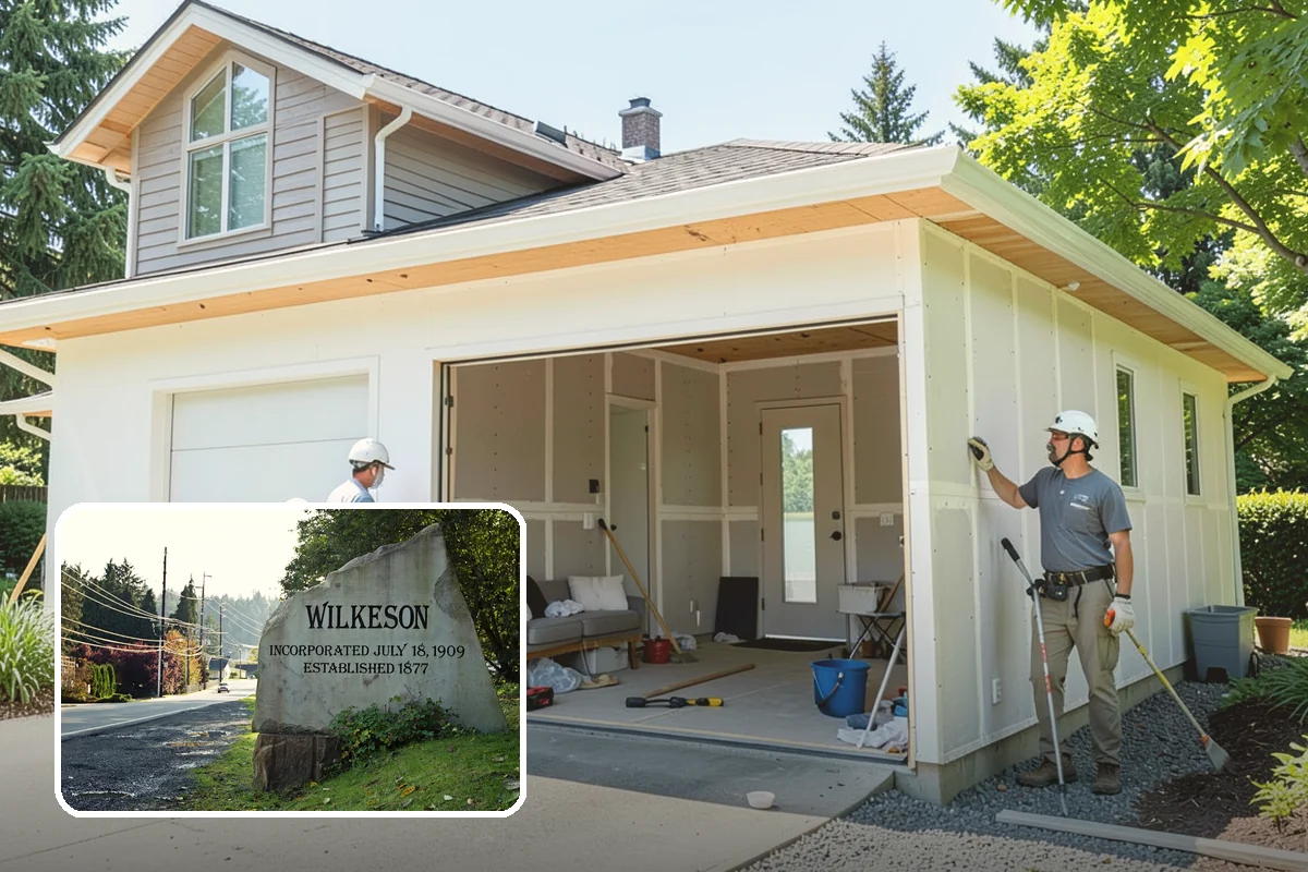 Beverage Station Installation in Wilkeson, Pierce County, WA - Dedicated space that keeps guests out of the work zone