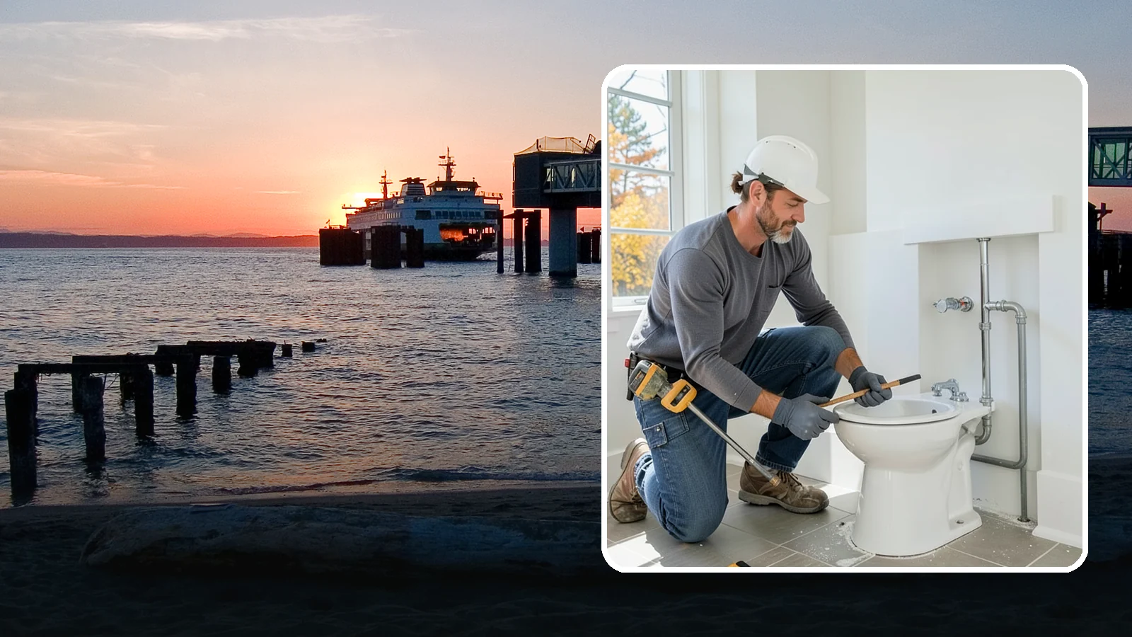 Bidet Installation in Edmonds, Snohomish County, WA - A bidet installation adds a hygienic, water-based cleansing fixture to your bathroom.