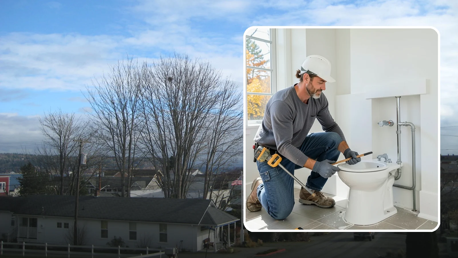 Bidet Installation in Langley, Island County, WA - A bidet installation adds a hygienic, water-based cleansing fixture to your bathroom.