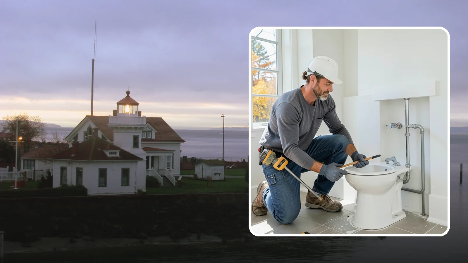 Bidet Installation in Mukilteo, Snohomish County, WA - A bidet installation adds a hygienic, water-based cleansing fixture to your bathroom.