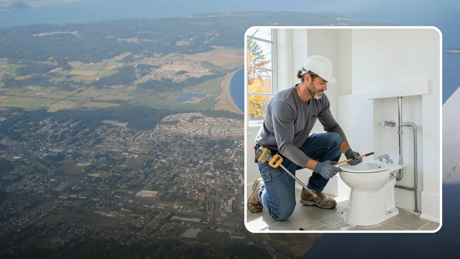 Bidet Installation in Oak Harbor, Island County, WA - A bidet installation adds a hygienic, water-based cleansing fixture to your bathroom.