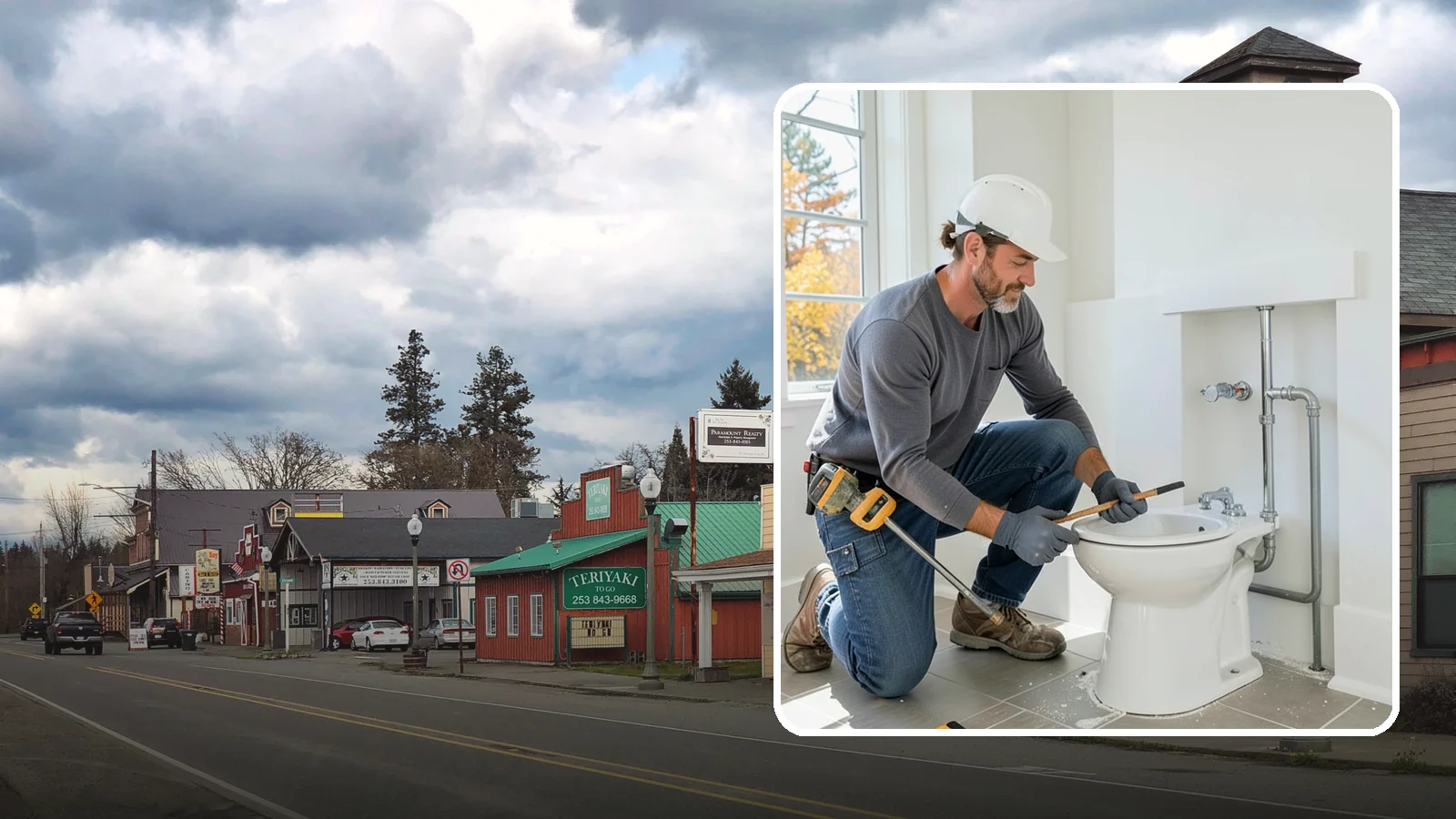 Bidet Installation in Roy, Pierce County, WA - A bidet installation adds a hygienic, water-based cleansing fixture to your bathroom.