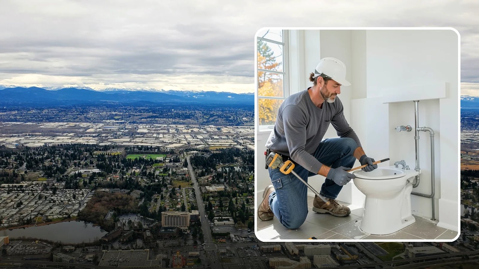 Bidet Installation in SeaTac, King County, WA - A bidet installation adds a hygienic, water-based cleansing fixture to your bathroom.
