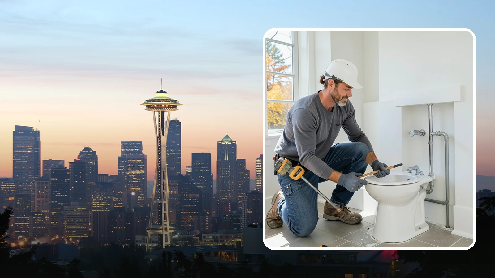 Bidet Installation in Seattle, King County, WA - A bidet installation adds a hygienic, water-based cleansing fixture to your bathroom.