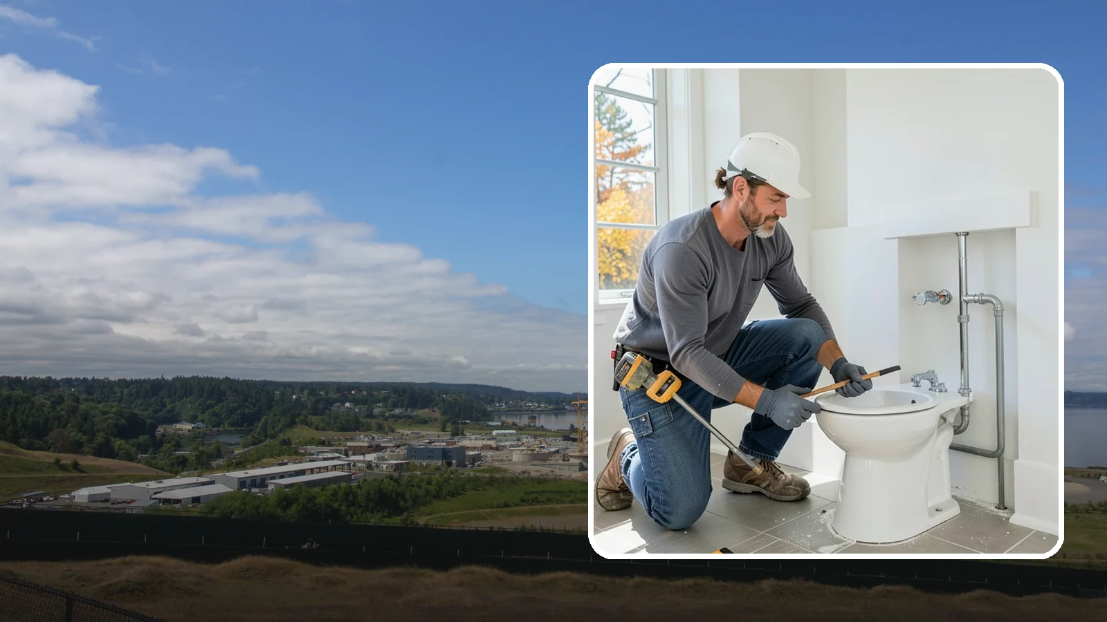 Bidet Installation in University Place, Pierce County, WA - A bidet installation adds a hygienic, water-based cleansing fixture to your bathroom.