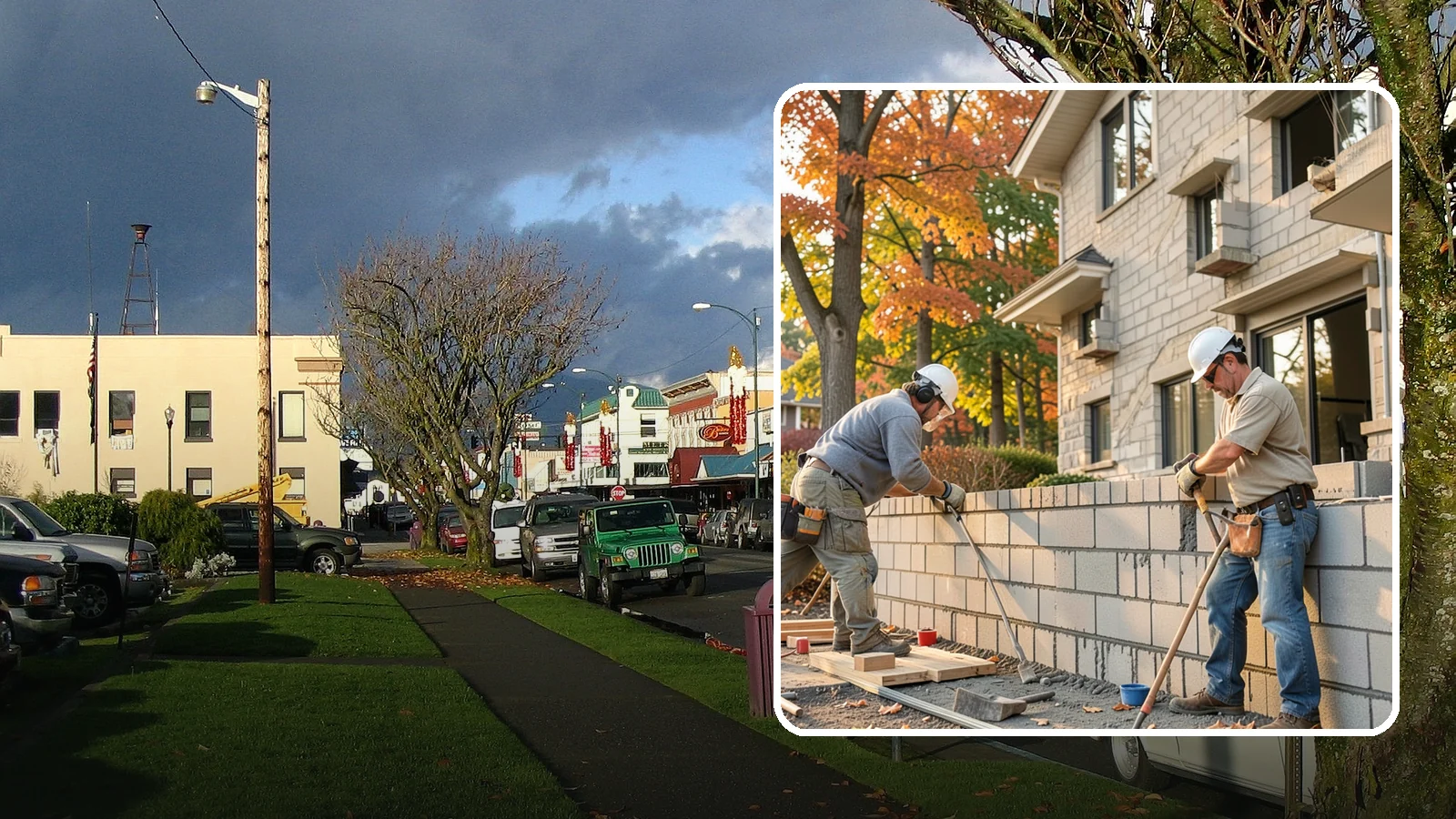 Block Masonry in Arlington, Snohomish County, WA - Structural concrete block construction for walls and foundations engineered for strength and seismic performance.