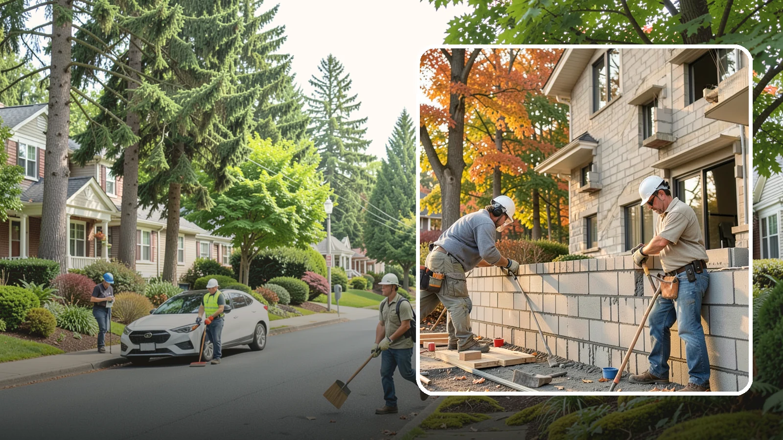 Block Masonry in Beaux Arts Village, King County, WA - Structural concrete block construction for walls and foundations engineered for strength and seismic performance.