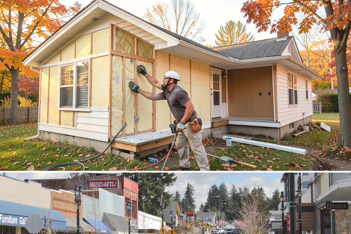 Block Masonry in Bothell, King County, WA - Drier months keep footings and grout pours protected, making them the preferred time for block work.