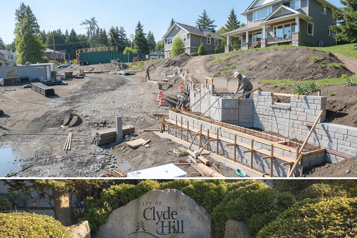 Block Masonry in Clyde Hill, King County, WA - Drier months keep footings and grout pours protected, making them the preferred time for block work.