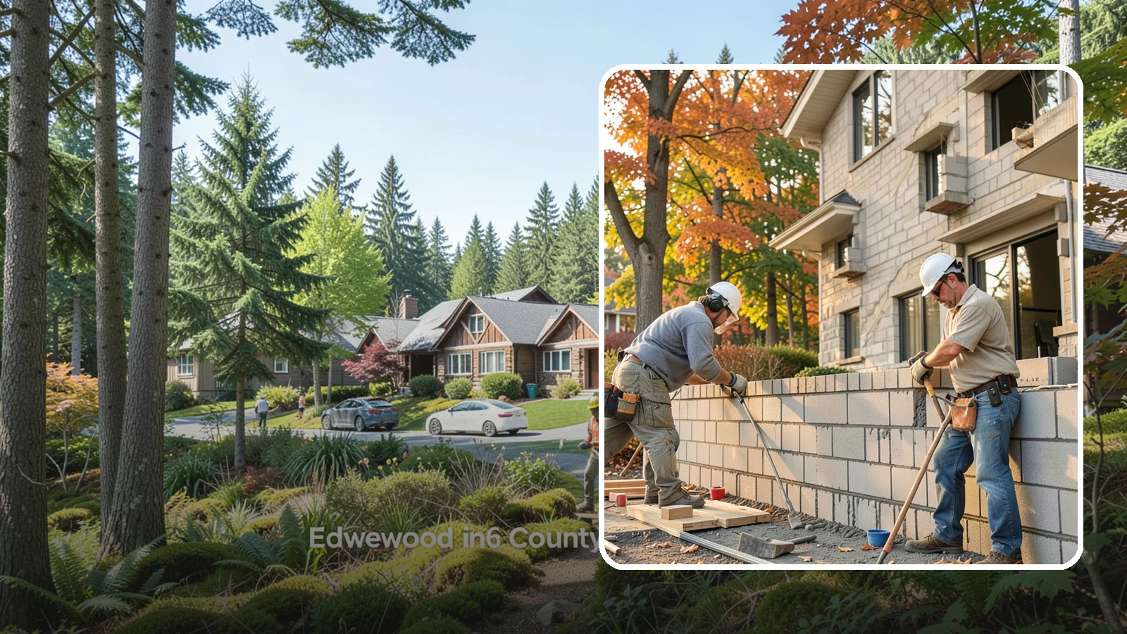 Block Masonry in Edgewood, Pierce County, WA - Structural concrete block construction for walls and foundations engineered for strength and seismic performance.
