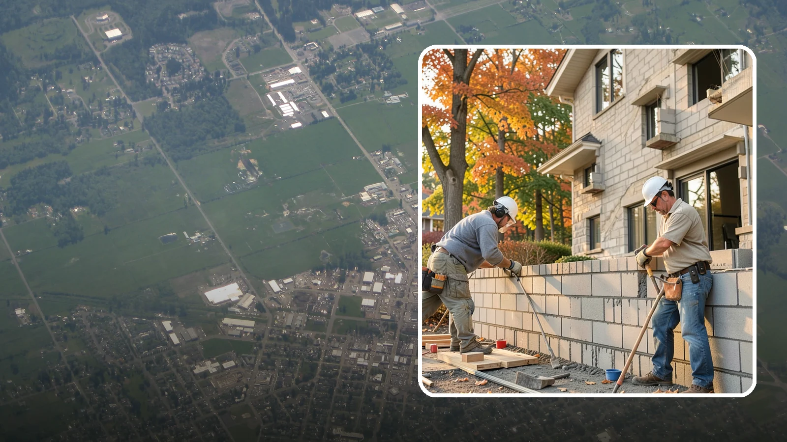 Block Masonry in Enumclaw, King County, WA - Structural concrete block construction for walls and foundations engineered for strength and seismic performance.