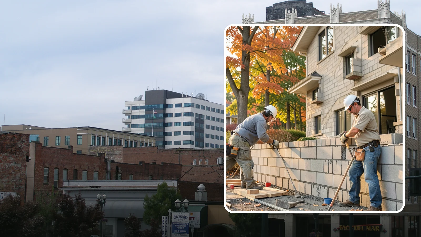 Block Masonry in Everett, Snohomish County, WA - Structural concrete block construction for walls and foundations engineered for strength and seismic performance.