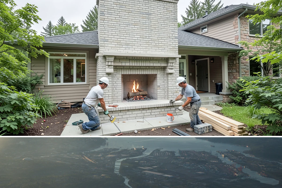 Block Masonry in Fife, Pierce County, WA - Drier months keep footings and grout pours protected, making them the preferred time for block work.