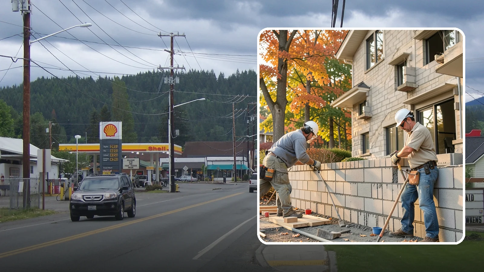 Block Masonry in Granite Falls, Snohomish County, WA - Structural concrete block construction for walls and foundations engineered for strength and seismic performance.