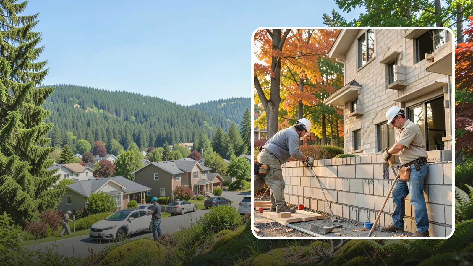 Block Masonry in Index, Snohomish County, WA - Structural concrete block construction for walls and foundations engineered for strength and seismic performance.