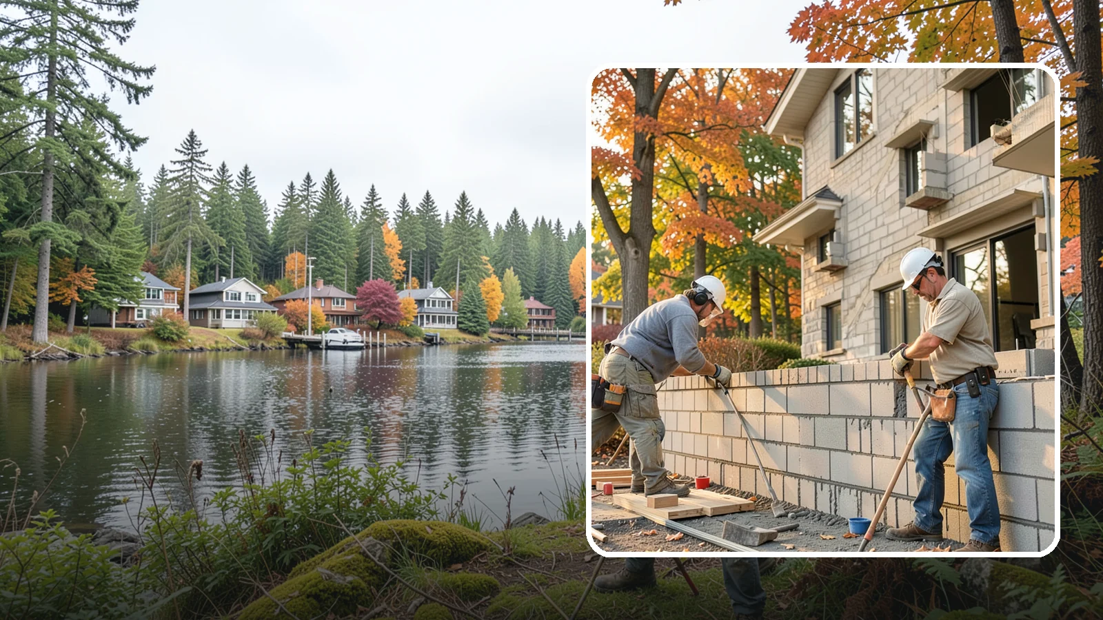 Block Masonry in La Conner, Skagit County, WA - Structural concrete block construction for walls and foundations engineered for strength and seismic performance.